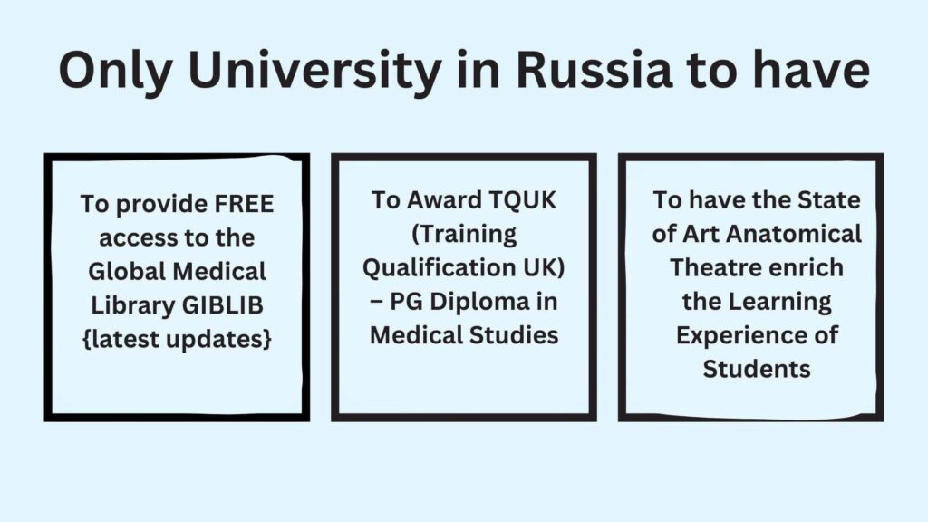 Only University in Russia to have