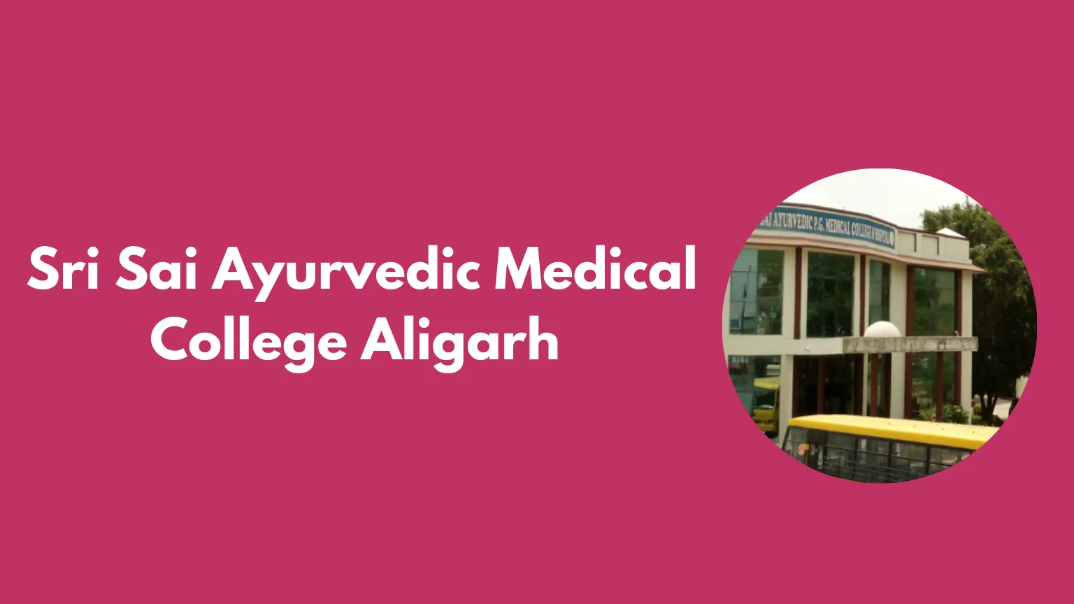 Sri Sai Ayurvedic Medical College Aligarh