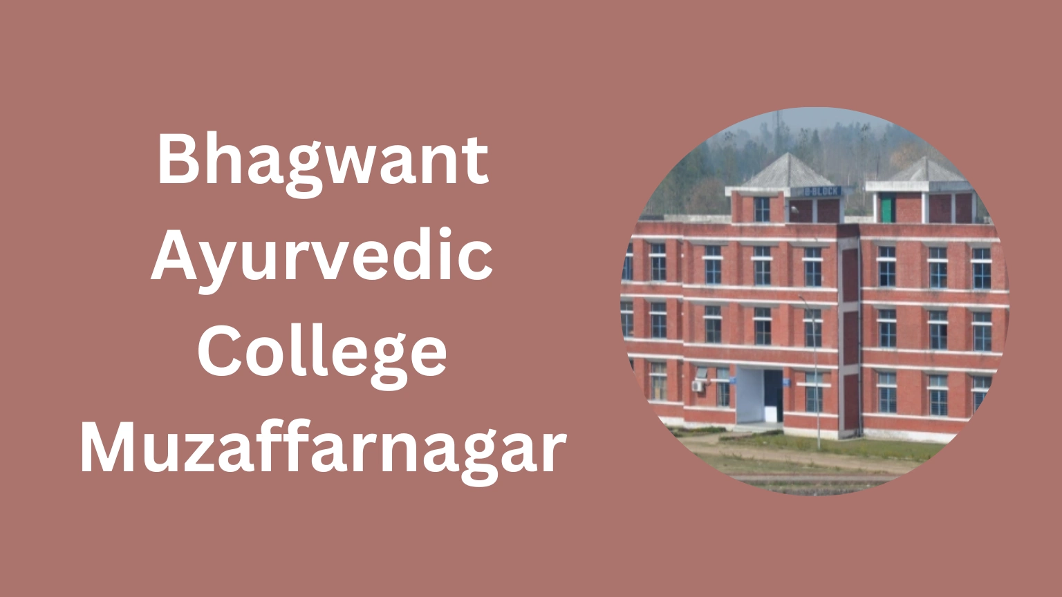 Bhagwant Ayurvedic College Muzaffarnagar