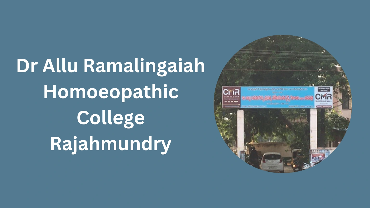 Dr Allu Ramalingaiah Homoeopathic College Rajahmundry