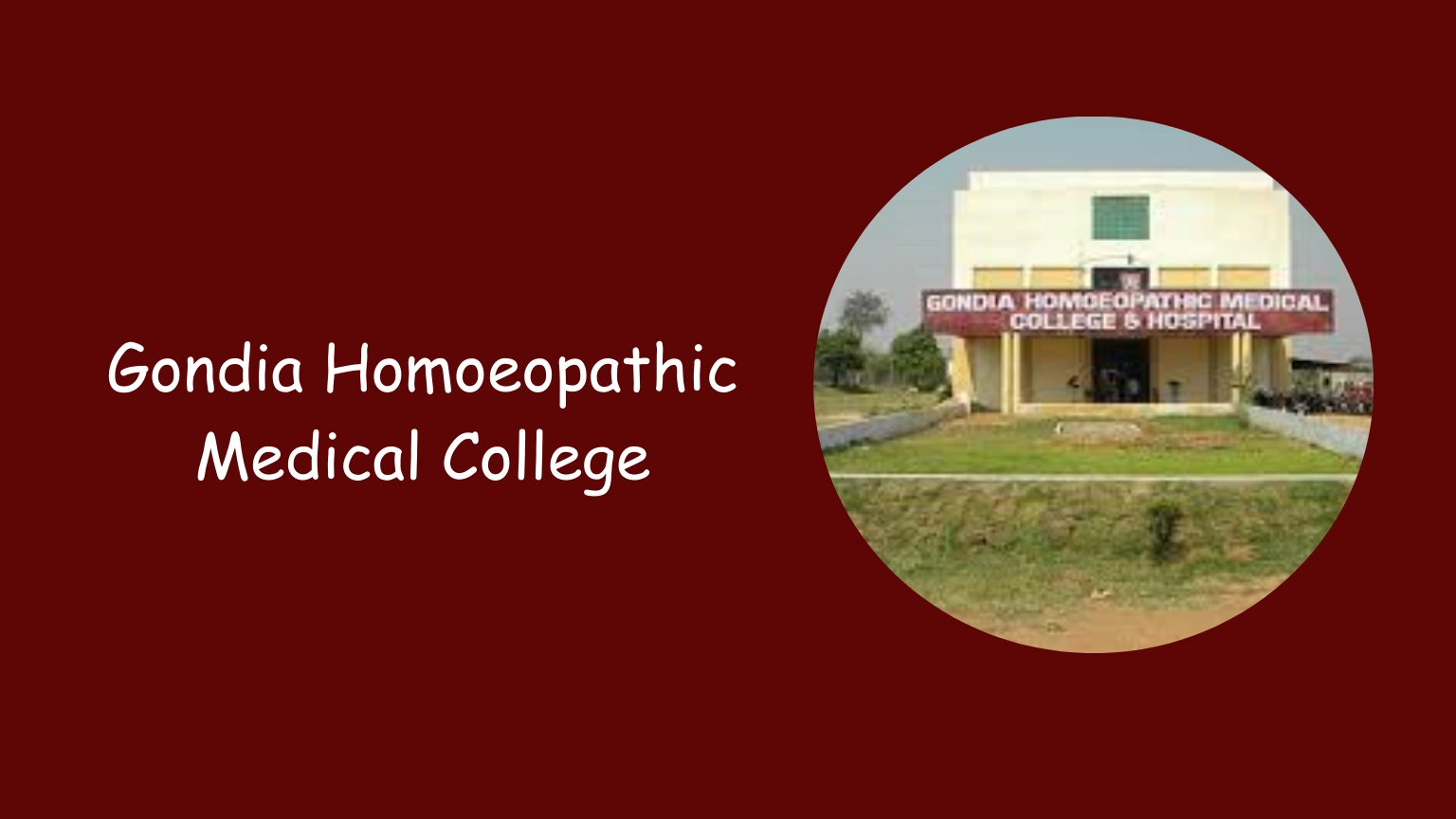 Gondia Homoeopathic Medical College