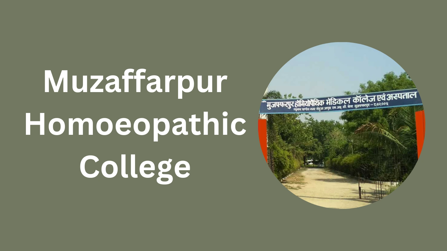 Muzaffarpur Homoeopathic College