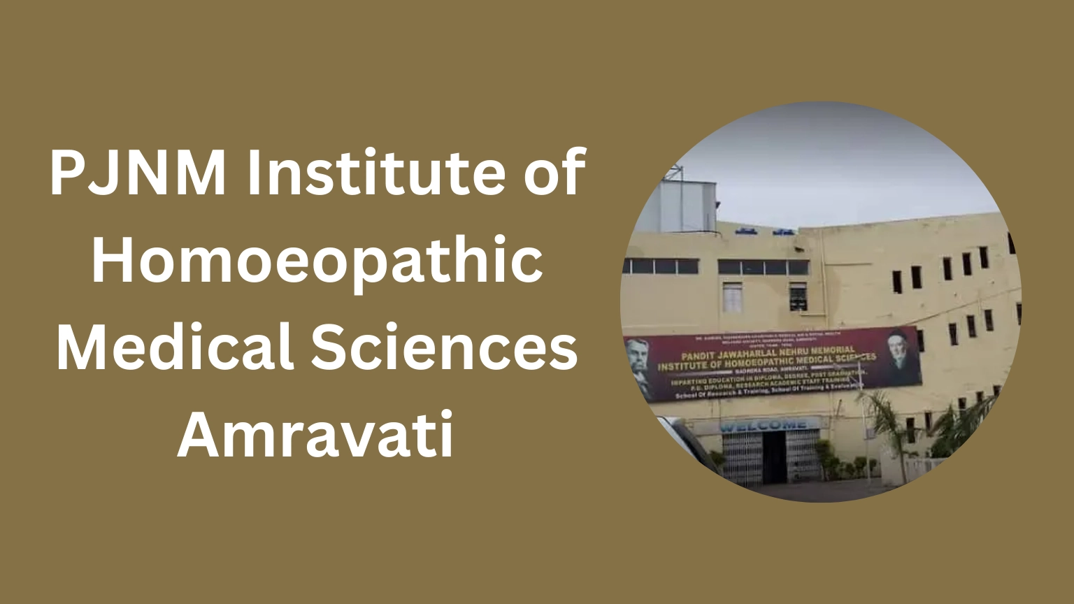 PJNM Institute of Homoeopathic Medical Sciences Amravati