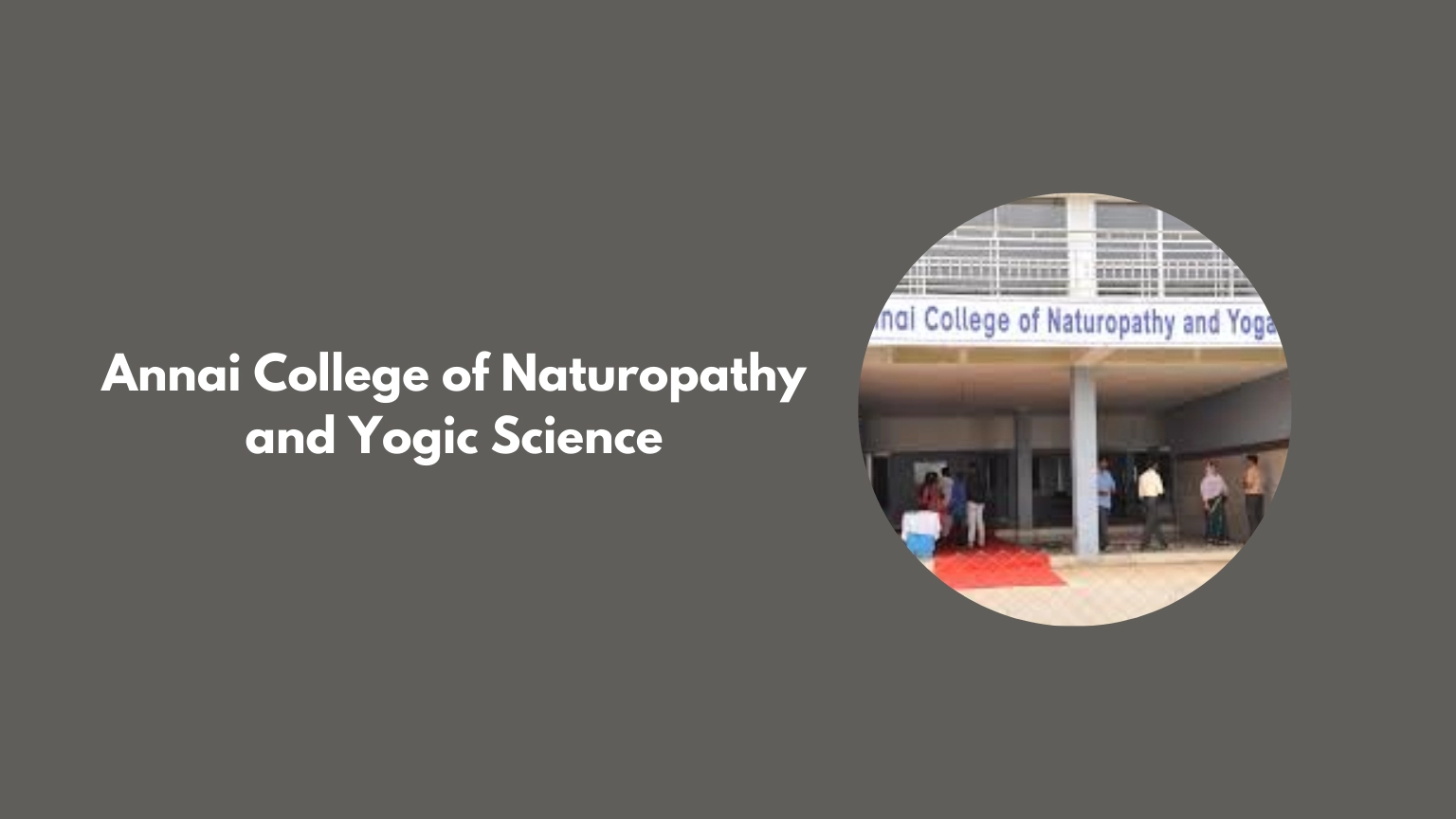 Annai College of Naturopathy and Yogic Science