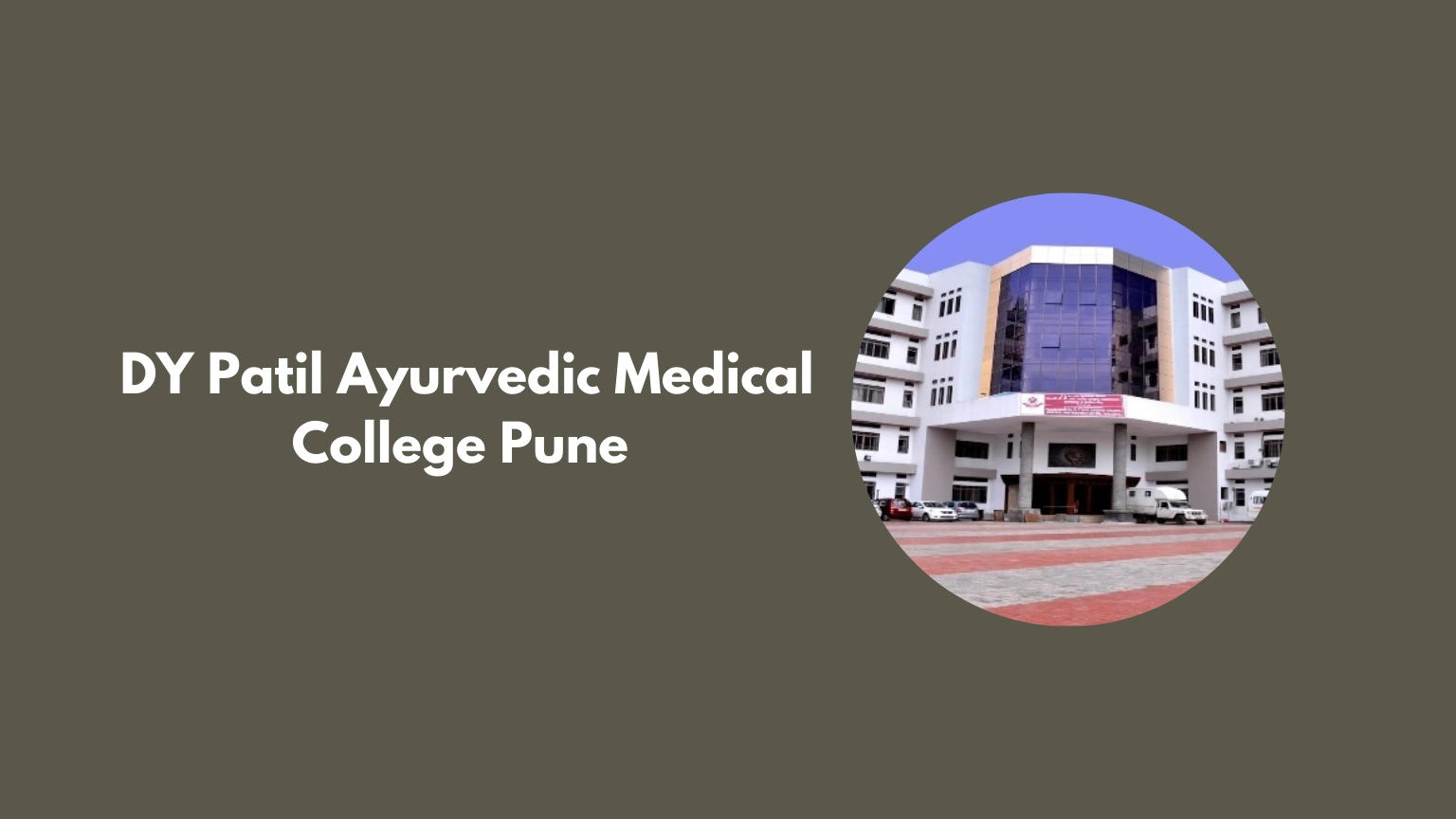 DY Patil Ayurvedic Medical College Pune