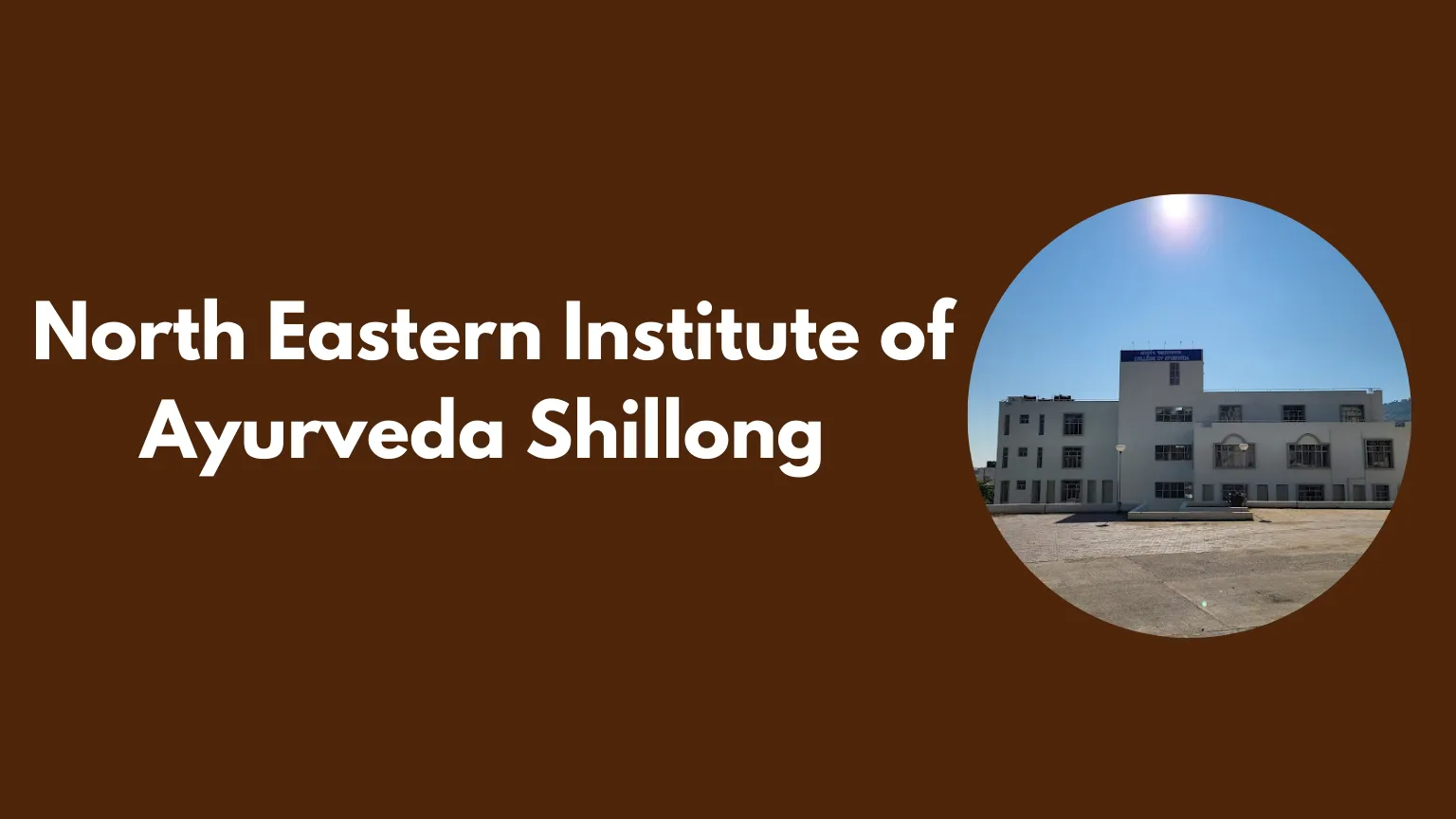 North Eastern Institute of Ayurveda Shillong