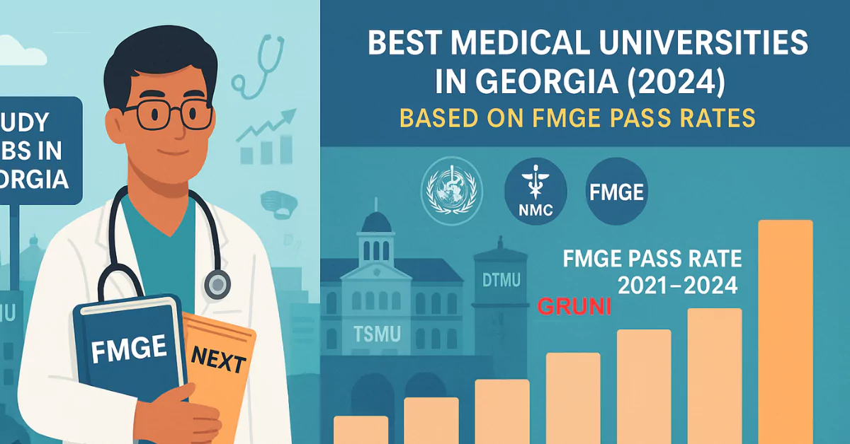 Best Medical University in Georgia on FMGE Pass Rate [2021–2024 Data]