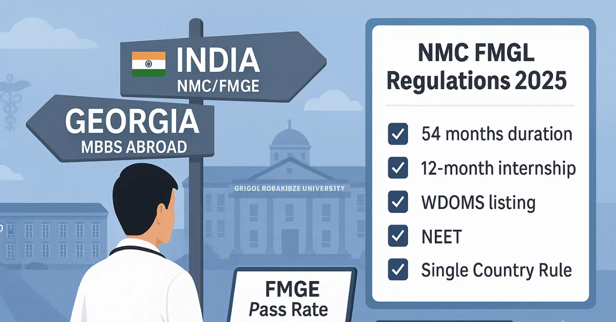 NMC Guidelines 2025 for Indian MBBS Students in Georgia